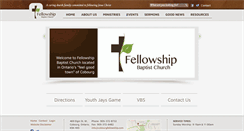 Desktop Screenshot of cobourgfellowship.com